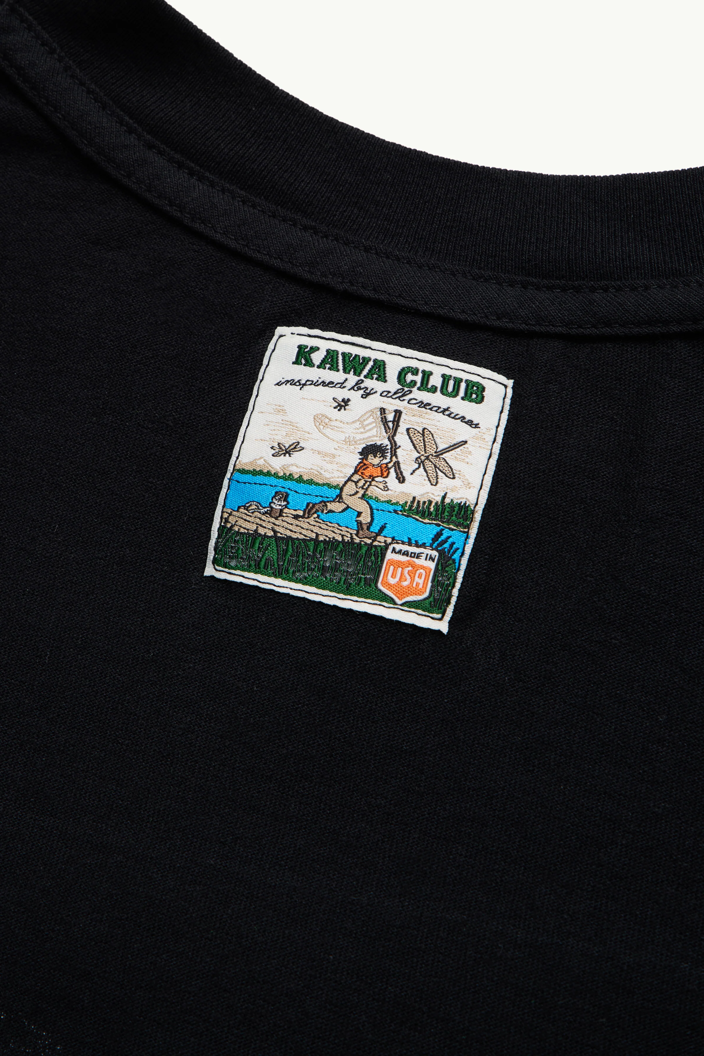 Club Tee "Raw" (Black) - Image 3